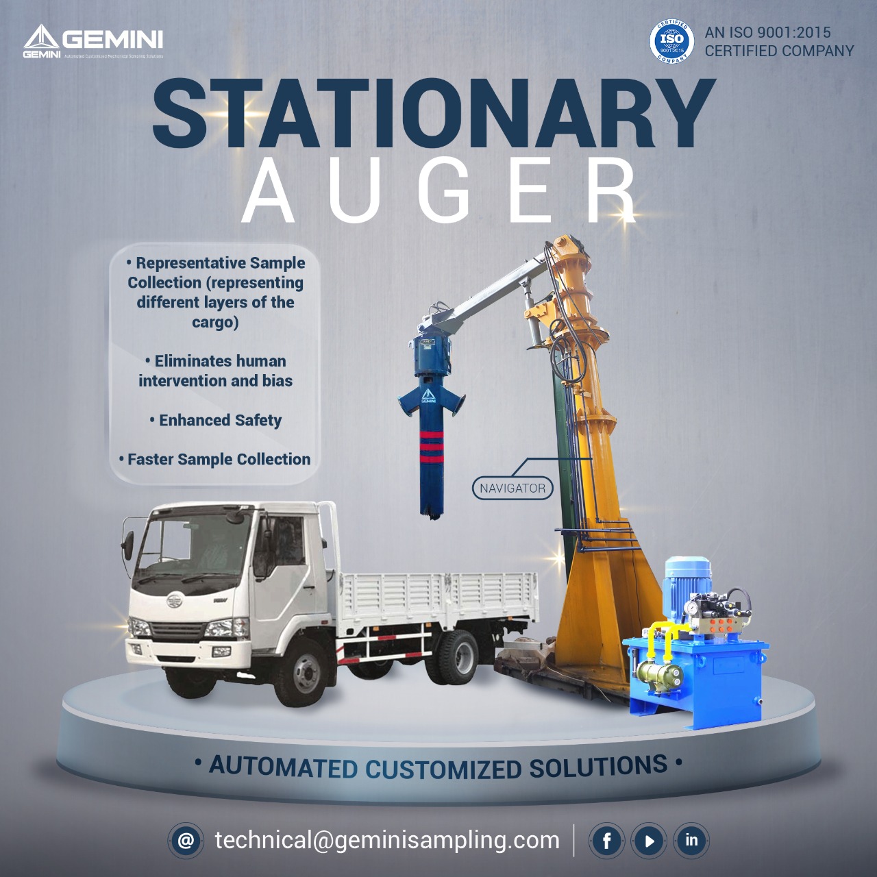 Stationary Auger Sampling: Precision, Consistency, and Control in Bulk ...